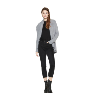 Áo Cardigan Dệt Ly Heather Pleats Shawl Cardigan