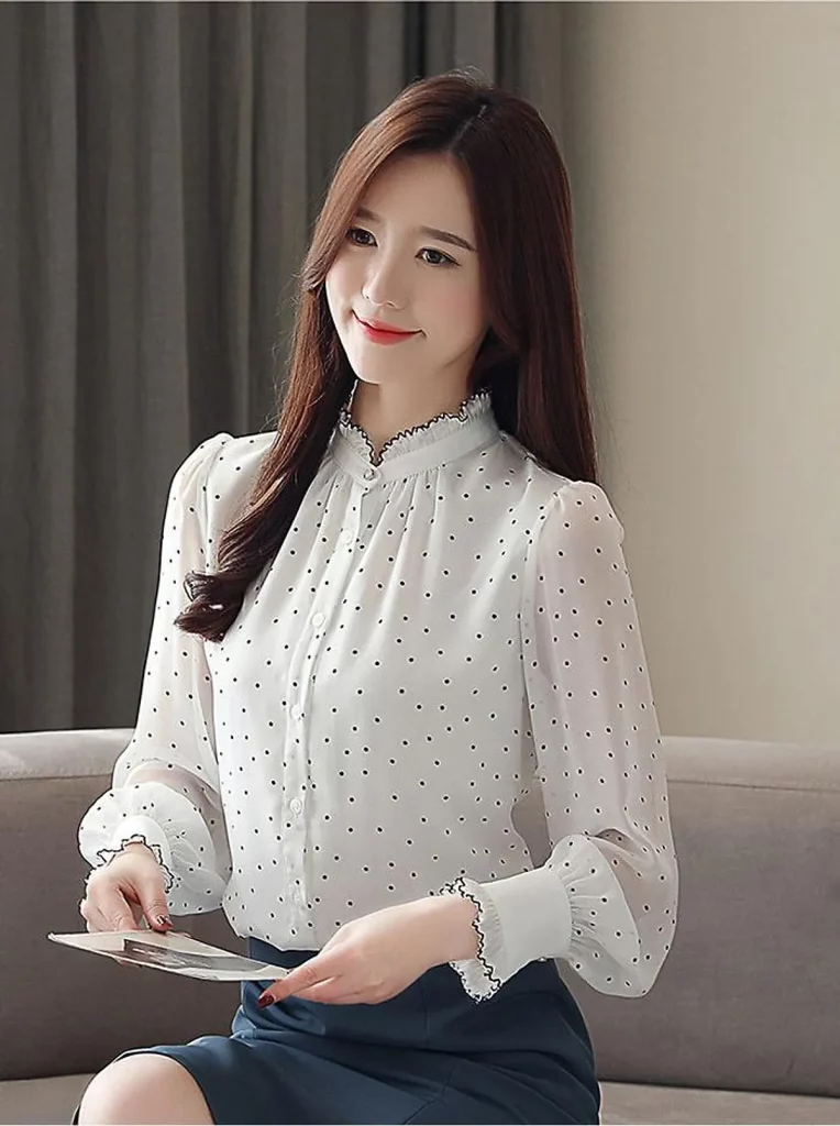 áo sơ mi trắng công sở nữ