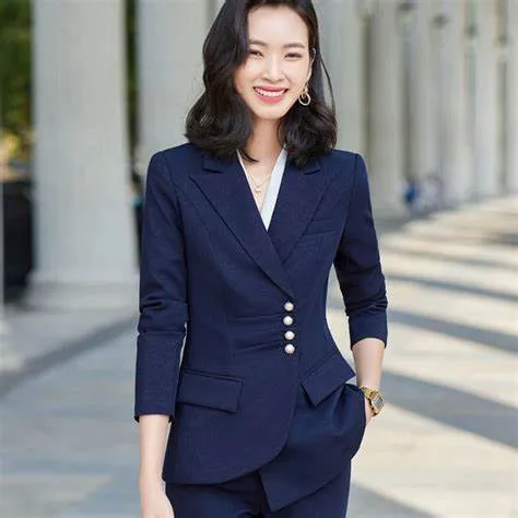 set vest nữ công sở hiện đại