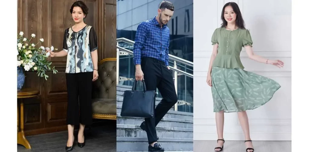 thời trang công sở trung niên